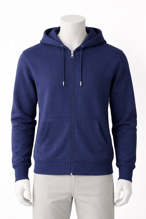 lckr Other - LCKR Mens Blue Zip Up Hoodie Size S Sweatshirt Full Zip Jacket Fleece Pullover